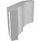 Ekena Millwork 6-in. W x 8-in. D x 8-in. H Balboa Architectural Grade PVC Knee Brace BRCP06X08X08BOA - alternate 6